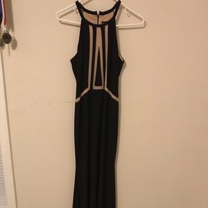 Sexy black prom dress